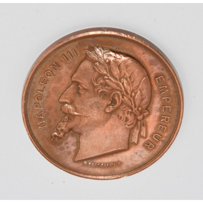 MEDALLA NAPOLEON III EXPOSICION UNIVERSAL 1867 PARIS
