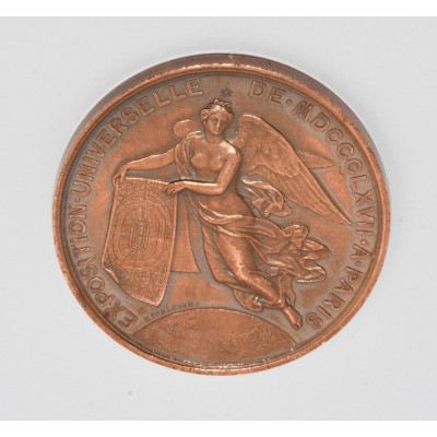 MEDALLA NAPOLEON III EXPOSICION UNIVERSAL 1867 PARIS