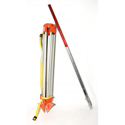 TRIPODE Y REGLA DE TOPOGRAFIA PARA ESTACION TOTAL| BILBOTRUKE SEGUNDA MANO