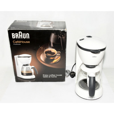 CAFETERA BRAUN CAFEHOUSE PURAROMA KF 520