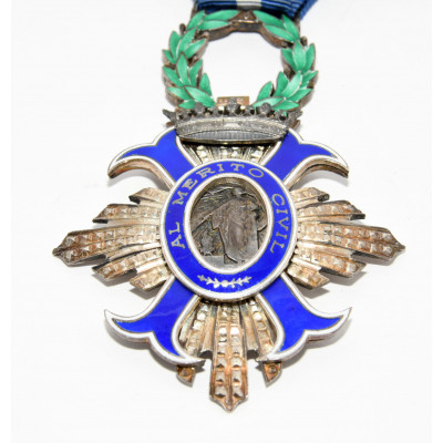 MEDALLA AL MERITO CIVIL (PLATA) (FRANCO)