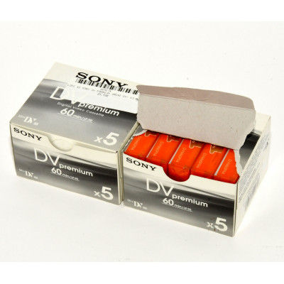 LOTE 10 SONY DV PREMIUM (MINI DV) 60 MIN
