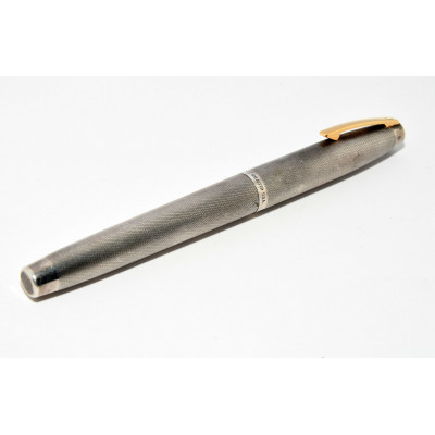 PLUMA SHEAFFER - PLUMIN ORO 14K CUERPO PLATA| BILBOTRUKE