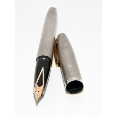 PLUMA SHEAFFER - PLUMIN ORO 14K CUERPO PLATA| BILBOTRUKE