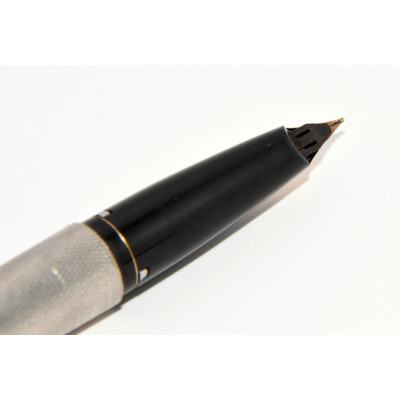 PLUMA SHEAFFER - PLUMIN ORO 14K CUERPO PLATA| BILBOTRUKE