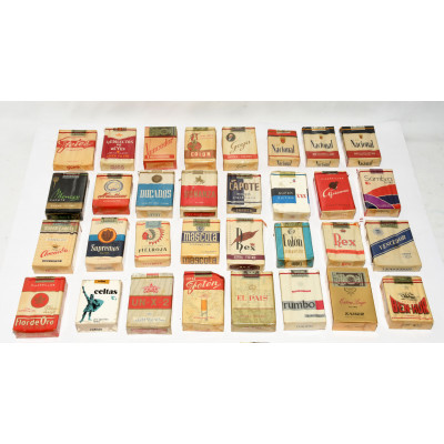 COLECCION PAQUETES DE TABACO ANTIGUOS