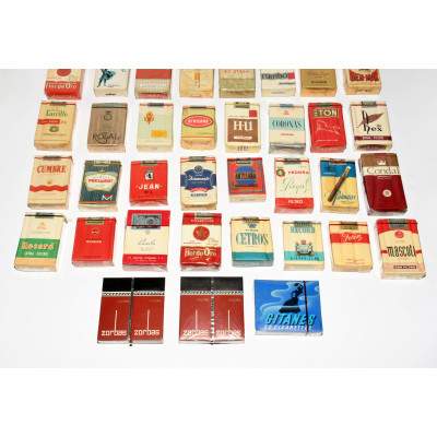 COLECCION PAQUETES DE TABACO ANTIGUOS