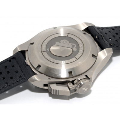 RELOJ AUTOMÁTICO HAMILTON KHAKI NAVY FROGMAN TITANIUM - BISEL ROJO - 47MM H778050