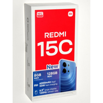 XIAOMI REDMI 15C 128GB NEGRO NUEVO