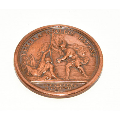 MEDALLA LUIS XIV FRANCIA 1697