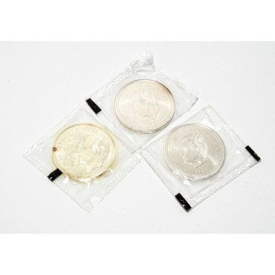 LOTE 3 MONEDAS 2000 PESETAS