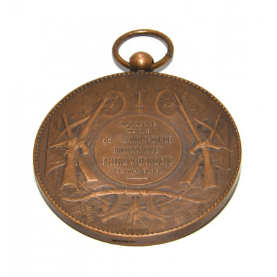 MEDALLA FRANCESA 1910 TIRO
