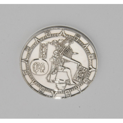 ONZA PLATA CALENDARIO MAYA
