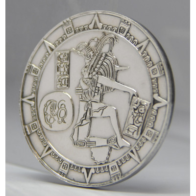 ONZA PLATA CALENDARIO MAYA