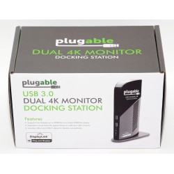 Estación de conexión 4K USB 3.0 PLUGABLE DOCKING STATION