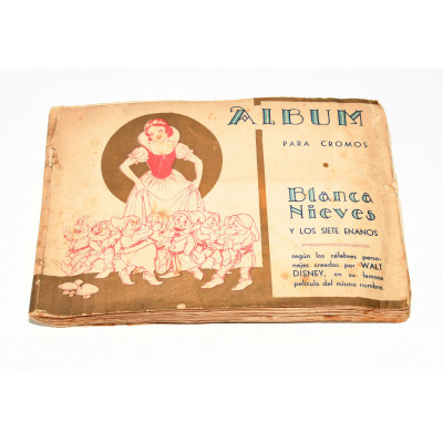 ALBUM DE CROMOS BLANCANIEVES DISNEY - EDITORIAL FHER (COMPLETO)