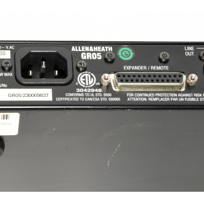 MEZCLADOR DE AUDIO ALLEN HEATH GR05