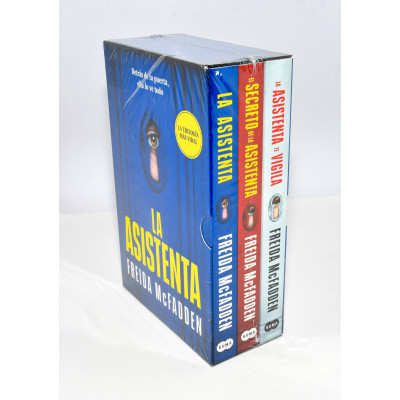 ESTUCHE LIBROS LA ASISTENTA - FREIDA MCFADDEN PRECINTADO| BILBOTRUKE SEGUNDA MANO