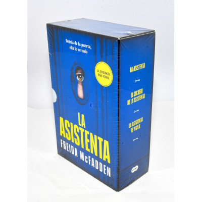 ESTUCHE LIBROS LA ASISTENTA - FREIDA MCFADDEN PRECINTADO| BILBOTRUKE SEGUNDA MANO