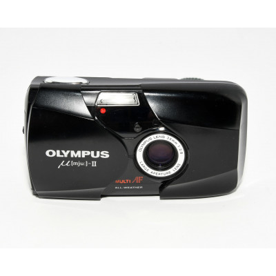 CAMARA ANALOGICA COMPACTA OLYMPUS MICRO MJU II 35MM F:2.8 POINT SHOT
