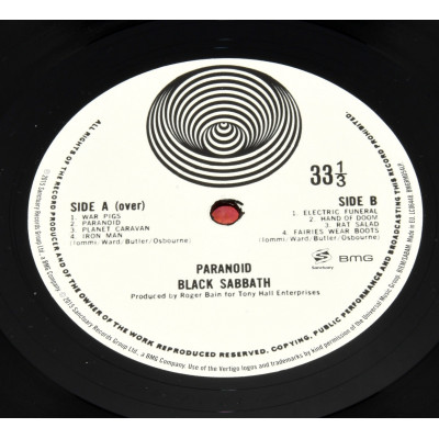 Black Sabbath - Paranoid (LP, Album, RE, Gat)