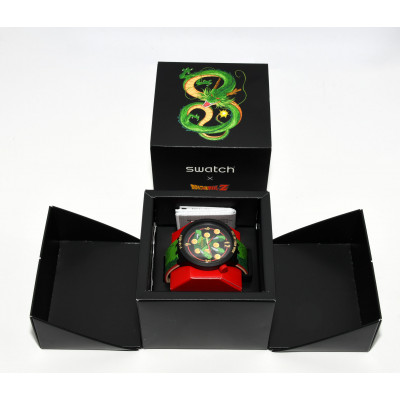 RELOJ SWATCH SHENRON DRAGON BALL Z| BILBOTRUKE | SEGUNDA MANO BILBAO