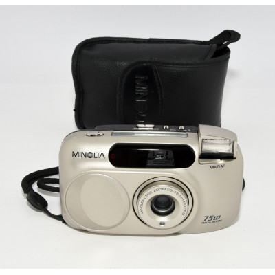 CAMARA ANALOGICA COMPACTA MINOLTA 75W RIVA ZOOM