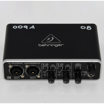TARJETA SONIDO BEHRINGER UMC202HD