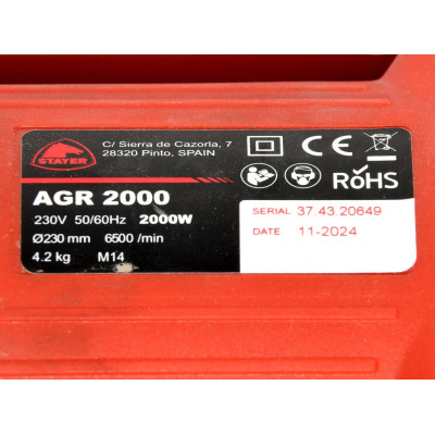 AMOLADORA STAYER AGR 2000