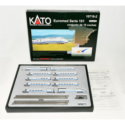 MAQUETA DE TREN KATO 10719-2 EUROMED SERIE 101 NUEVO