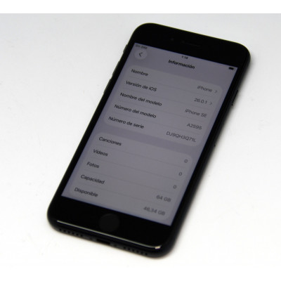 IPHONE SE 64GB NEGRO