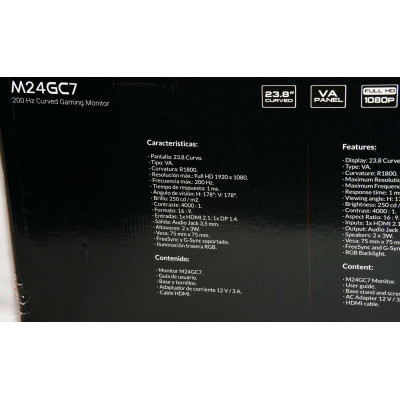 MONITOR FHD 24P GAME M24GC7