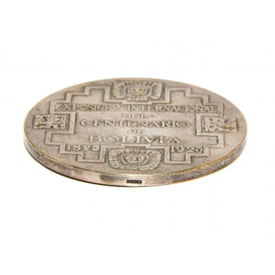 MEDALLA EXPOSICION INTERNACIONAL DEL CENTENARIO DE BOLIVIA