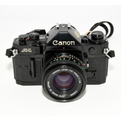 CAMARA ANALOGICA CANON A-1+ 50MM F:1.8 FD|BILBOTRUKE TIENDA