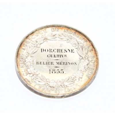 MEDALLA DE PLATA COMICE AGRICOLE DE NOGENT DE ROTROU