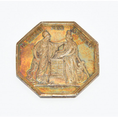 MEDALLA PLATA MARIAGE CHRETIEN