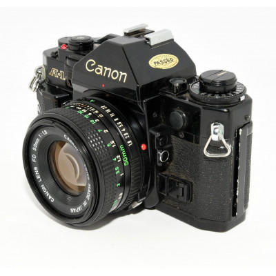CAMARA ANALOGICA CANON A-1 + 50MM F:1.8|BILBOTRUKE TIENDA