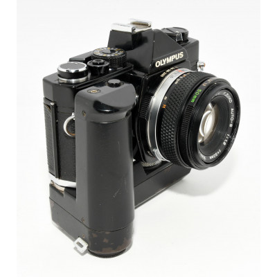 CAMARA ANALOGICA OLYMPUS OM-1 + GRIP + 50MM 1.8|BILBOTRUKE TIENDA