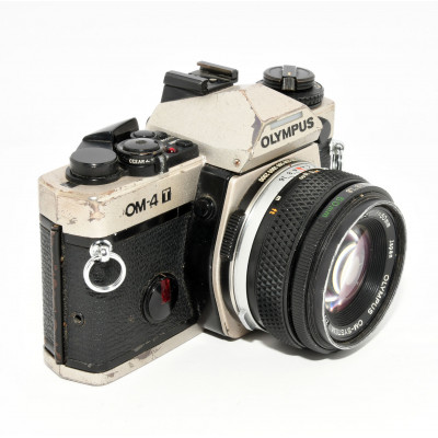 CAMARA ANALOGICA OLYMPUS OM-4 T + 50MM F:1.8|BILBOTRUKE TIENDA