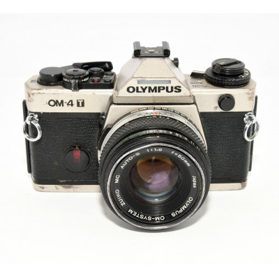 CAMARA ANALOGICA OLYMPUS OM-4 T + 50MM F:1.8|BILBOTRUKE TIENDA