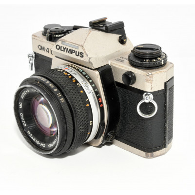 CAMARA ANALOGICA OLYMPUS OM-4 T + 50MM F:1.8|BILBOTRUKE TIENDA