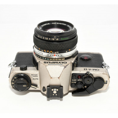 CAMARA ANALOGICA OLYMPUS OM-4 T + 50MM F:1.8|BILBOTRUKE TIENDA