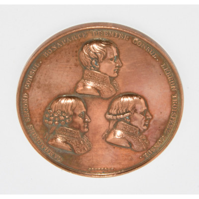 MEDALLA CONSULADO (NAPOLEON-CAMBACERES-LEBRUN) 1802