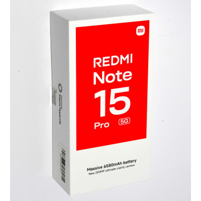 XIAOMI REDMI NOTE 15 PRO 5G 256GB NEGRO NUEVO