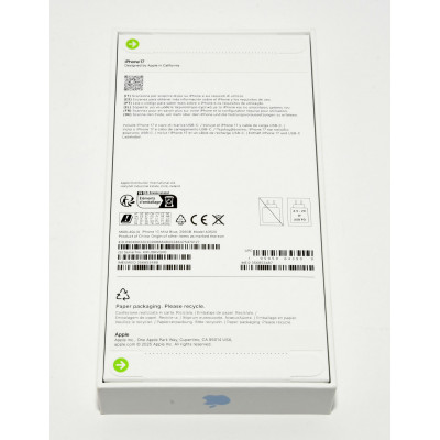 APPLE IPHONE 17 256GB AZUL PRECINTADO