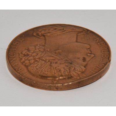 MEDALLA REPULICA FRANCESA 85.7 GRAMOS - 57 MM