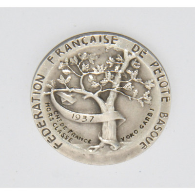 MEDALLA FEDERACION PELOTA VASCA 1937