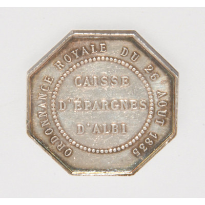 JETON ALBI PLATA CAISSE DE EPARGNE
