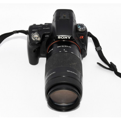 SONY ALPHA 55 75-300 + 18-55MM