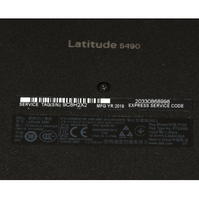 PORTATIL DELL LATITUDE 5490 / i5-8250U 1.6GHz / 500GB SSD / 8GB RAM